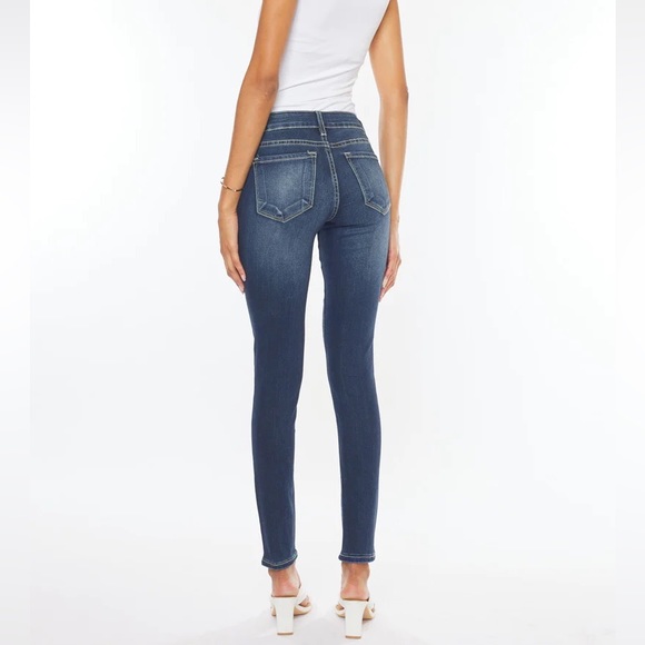 Kancan Francesca Mid Rise Super Skinny Jeans Size 29 - Picture 2 of 11